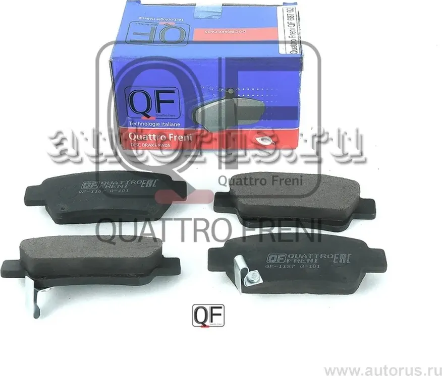 Колодки тормозные дисковые к-т (Quattro Freni). Артикул qf68702