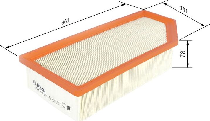 Воздушный фильтр Bosch. Артикул F 026 400 520