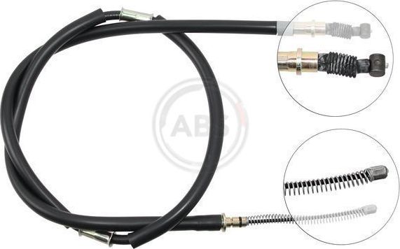 Трос ручника (тросик ручного тормоза) ABS. Артикул K19577