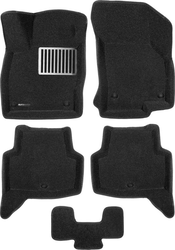 Коврики текстильные Euromat 3D Lux для салона Skoda Karoq 2019-2026. Артикул EM3D-004501