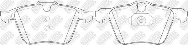 Тормозные колодки NiBK. Артикул PN0483
