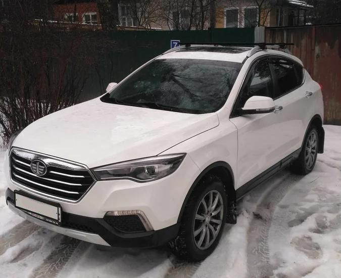 Дефлекторы Cobra Tuning для окон FAW Besturn X80 2018-2026. Артикул F11018