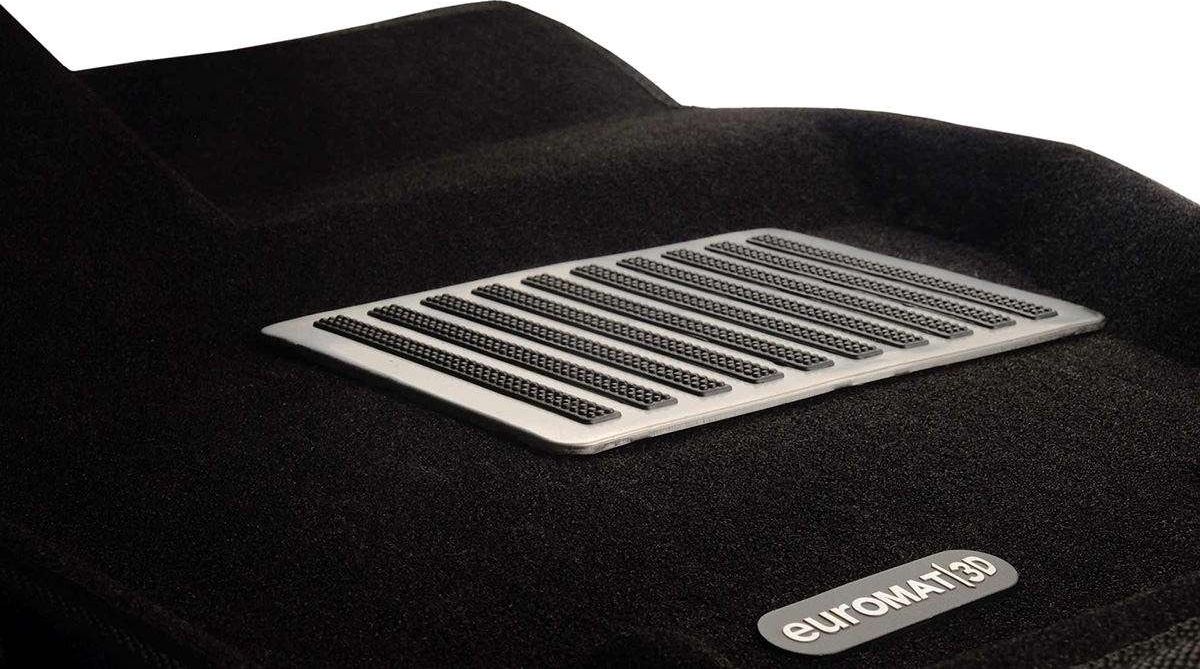 Коврики текстильные Euromat 3D Lux для салона GAC GS8 (3-ряд) 2023-2026. Артикул EM3D-001433