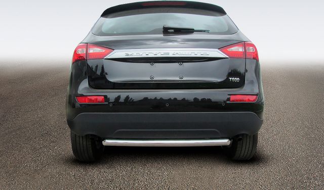Защита Slitkoff заднего бампера d57 радиусная для Zotye T600 2015-2026. Артикул ZOT-006