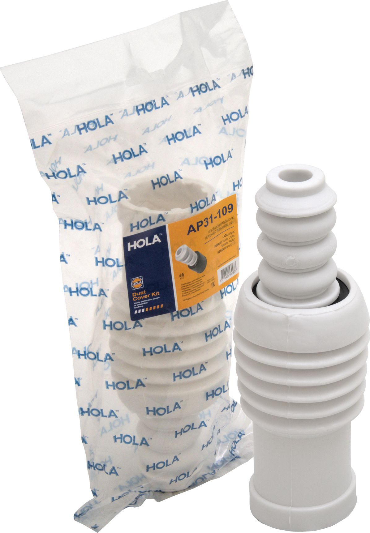 Комплект отбойников и пыльников амортизаторов (стоек) HOLA. Артикул AP31-109