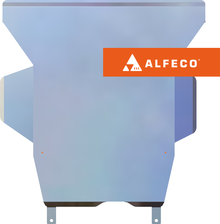 Защита алюминиевая Alfeco для картера и КПП Acura EL 1995-2000. Артикул ALF.09.11 AL4