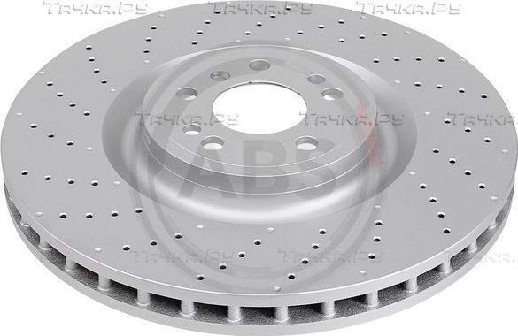 Тормозной диск ABS COATED передний для Mercedes-Benz M-Класс III (W166) 2011-2015. Артикул 18252