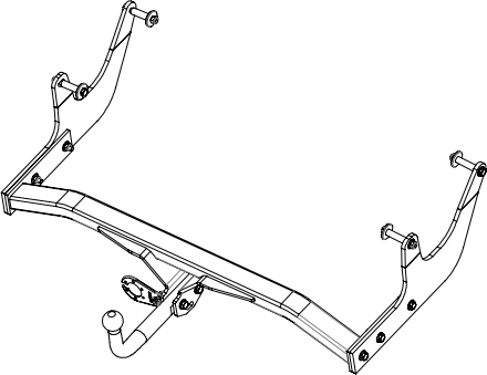 Фаркоп Baltex для Lada Largus 2012-2026. Артикул RE02