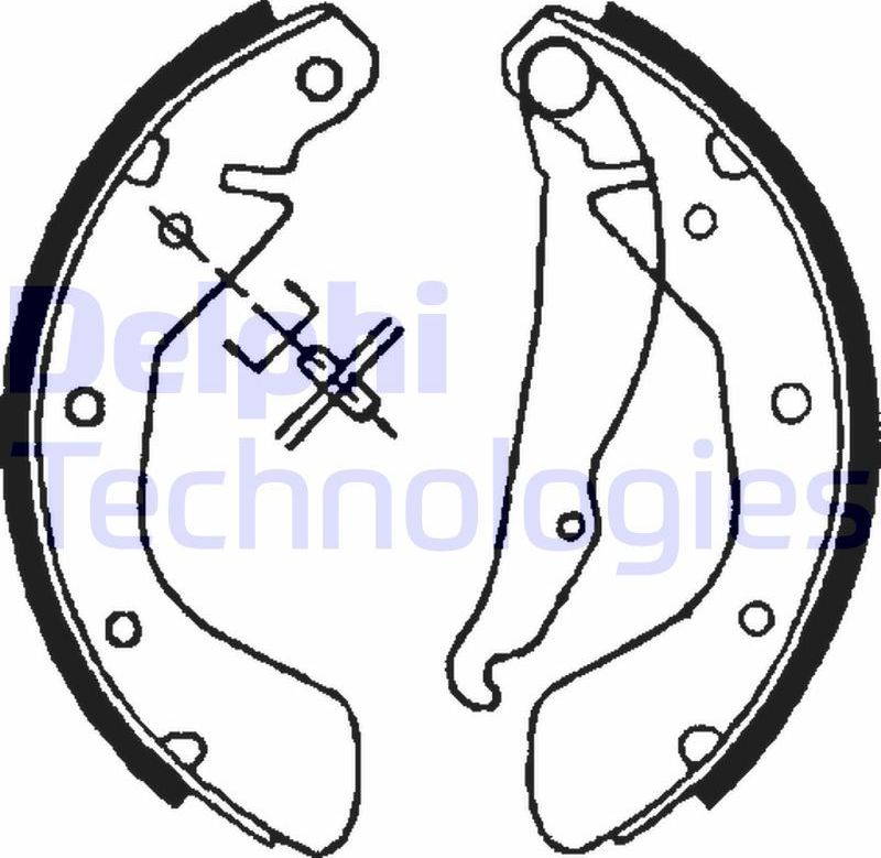 Тормозные колодки Delphi. Артикул LS1621