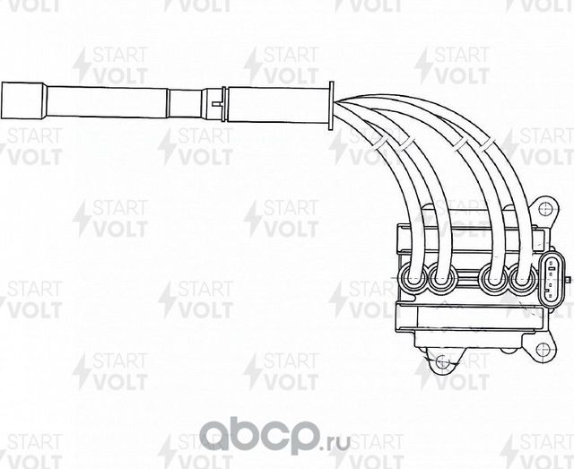 Катушка зажигания StartVOLT. Артикул SC 0909