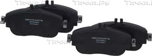 Тормозные колодки Zentparts. Артикул Z07583