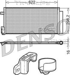 Радиатор кондиционера (конденсатор) Denso. Артикул DCN13110