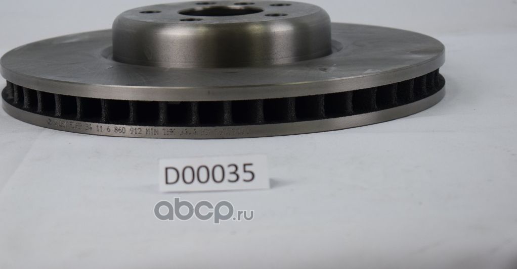 ТОРМОЗНОЙ ДИСК ПЕРЕДНИЙ ЛЕВЫЙ BMW G30/G11/G20/G05/ TOYOTA SUPRA V 19 (Schnieder). Артикул D00035