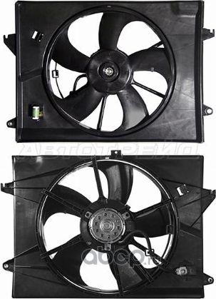 Диффузор радиатора в сборе  KIA OPTIMA 2,02,4 16- (SAT). Артикул ST590001