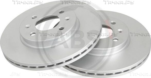 Тормозной диск ABS COATED передний для Kia Rio III 2011-2017. Артикул 18338