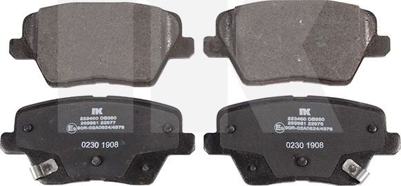 Тормозные колодки NK. Артикул 223460