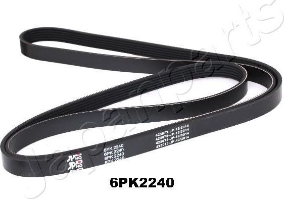 Приводной ремень поликлиновой Japanparts. Артикул DV-6PK2240