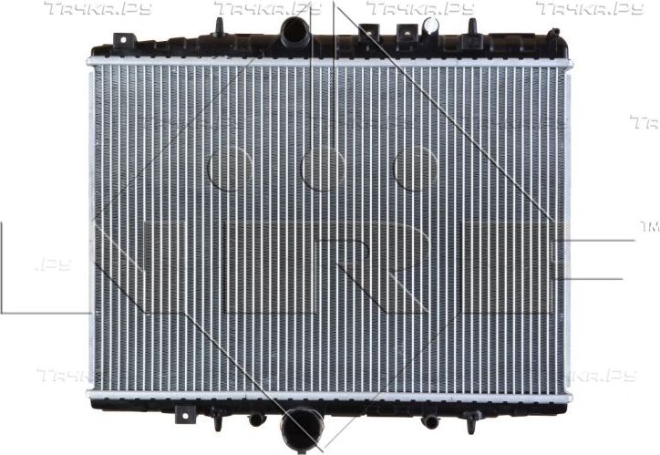 Радиатор охлаждения двигателя NRF EASY FIT для Citroen C5 I 2001-2004. Артикул 58341