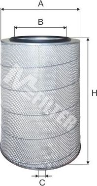 Воздушный фильтр MFilter для IVECO EuroTrakker 1993-2004. Артикул A 567