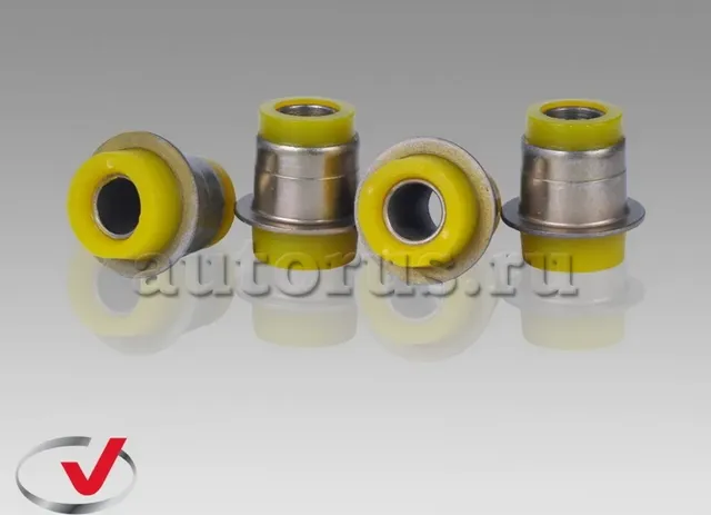 Сайлентблоки полиуретановые верхнего рычага 2121, комплект (4шт) (Vtulka) Vtulka. Артикул 1706004