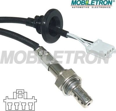Лямбда-зонд (кислородный датчик) Mobiletron для Mitsubishi Colt VI (Z20/Z30) 2004-2012. Артикул OS-C447P