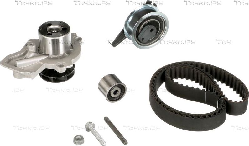 Помпа (водяной насос) с комплектом ремня ГРМ Gates PowerGrip® для SEAT Ibiza IV 2015-2017. Артикул KP25678XS