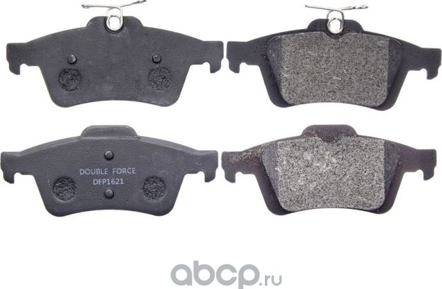 Колодки тормозные дисковые (Double Force) Double Force. Артикул DFP1621