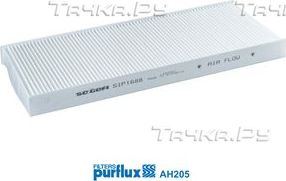 Салонный фильтр Purflux для Fiat Ulysse II 2002-2011. Артикул AH205