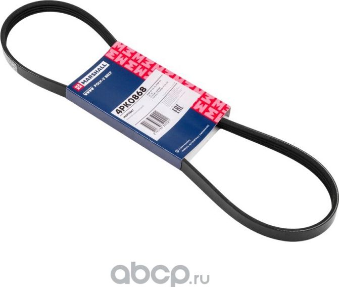 Ремень поликлиновой 4PK0868 BMW X5 06 13 BMW X6 07 14 Citroen Jumper Toyota 4 Ru (Marshall). Артикул M6310547