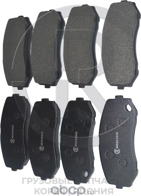 КОЛОДКИ ТОРМОЗНЫЕ ДИСКОВЫЕ ПЕР/ЗАД (КОМПЛЕКТ НА ОСЬ 8ШТ.) FE85D (E4) F (CR). Артикул CRMK528946