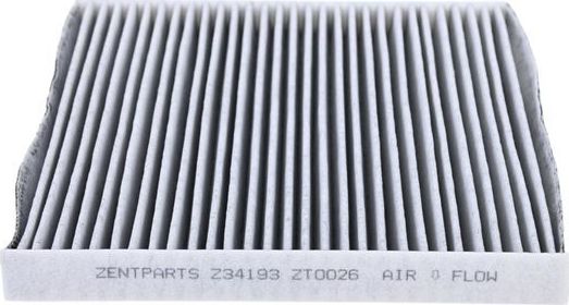 Салонный фильтр Zentparts. Артикул Z34193