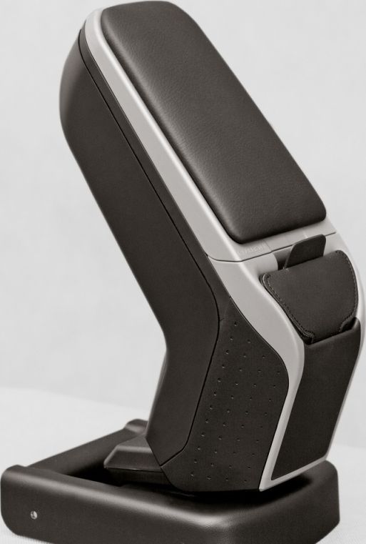 Подлокотник Armster 2 SILVER (+USB+AUX Extension Cable) для Ford Fiesta VII 2017-2026 Серый/Черный. Артикул V00988