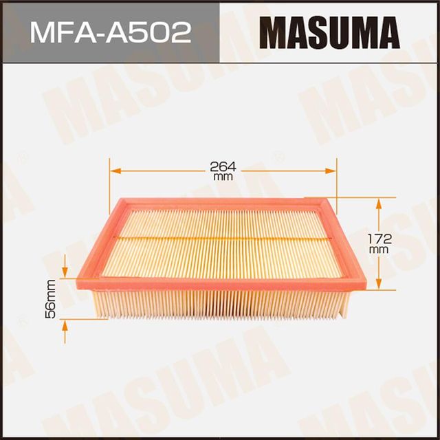 Воздушный фильтр Masuma. Артикул MFA-A502