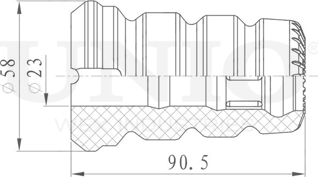 Отбойник амортизатора (Unio). Артикул DUC-40022