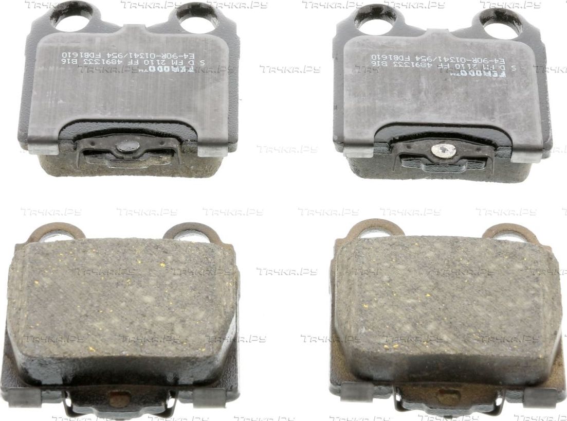 Тормозные колодки Ferodo Premier задние для Toyota Mark II IX (X110) 2000-2007. Артикул FDB1610