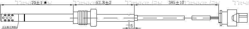 Датчик температуры выхлопных газов MERCEDES-BENZ C-CLASS (W203 CL203 S203) (2000-2007)  CLK (C209)(2 (Magtechnic). Артикул mag0141og