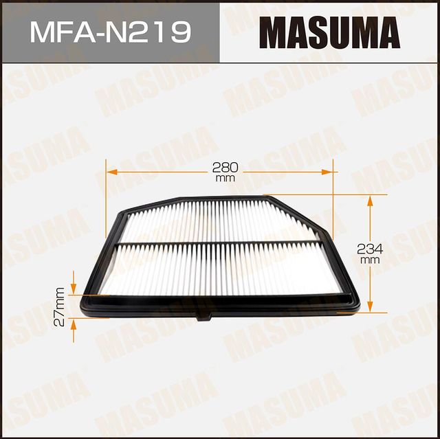 Воздушный фильтр Masuma. Артикул MFA-N219