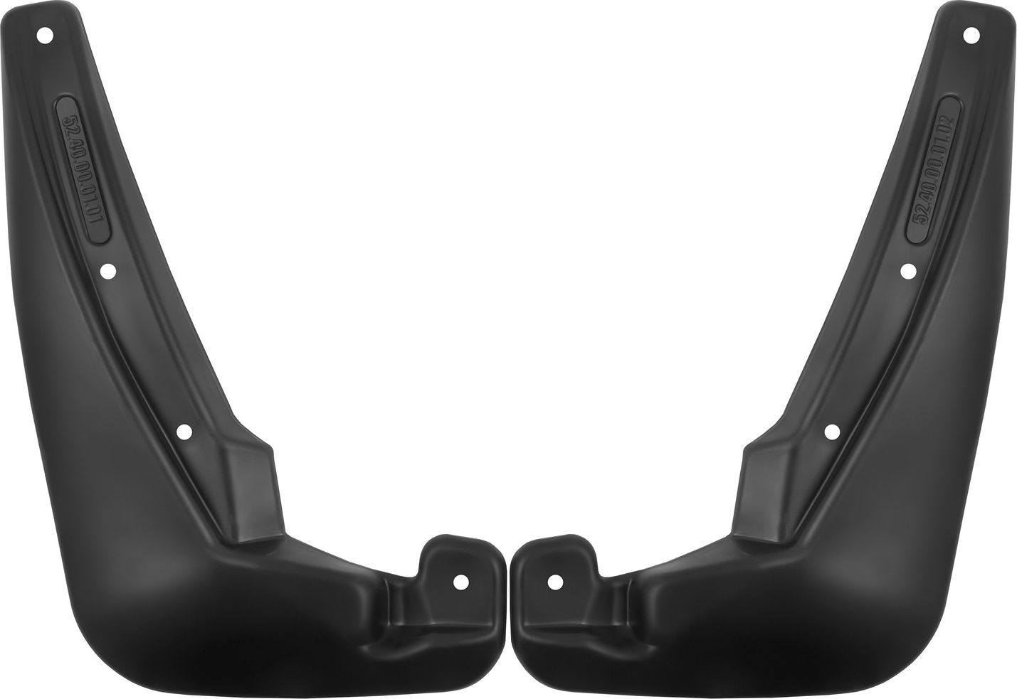 Брызговики Frosch (в пакете) передняя пара для Lada Xray 2016-2026. Артикул NLF.52.40.F13