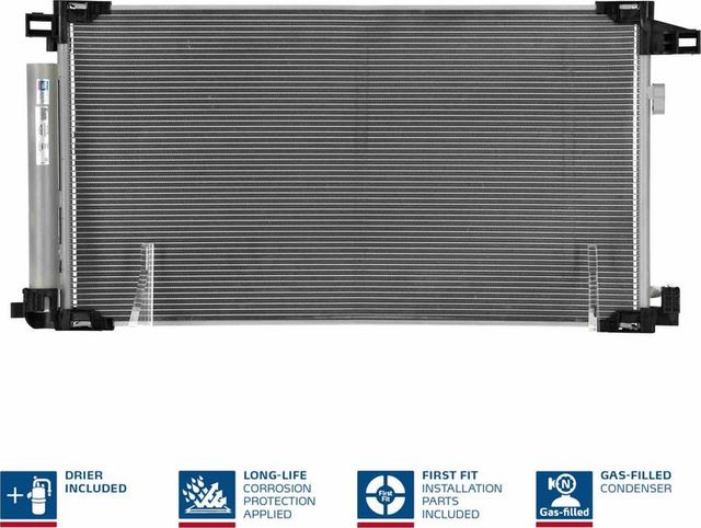 Радиатор кондиционера (конденсатор) Nissens (алюминий) для Toyota Corolla E210 2018-2026. Артикул 941190