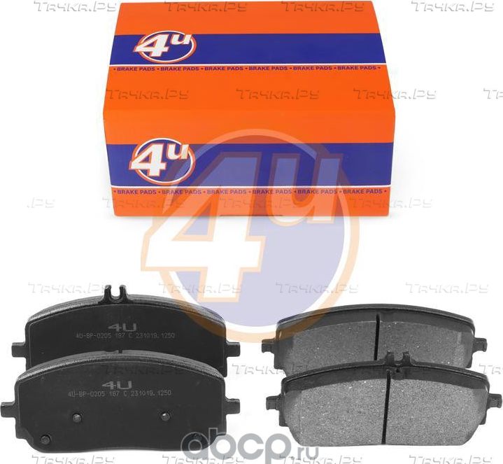 КОЛОДКИ ПЕР MERCEDES-BENZ G-CLASS (W463) A-CLASS (W177) A-CLASS SALOON (V177) GL (4U). Артикул 4UBP0205