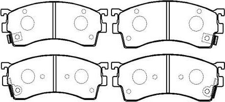 Тормозные колодки HSB. Артикул HP8237