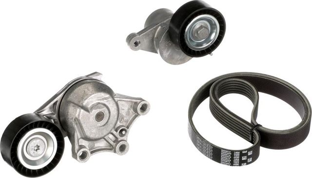 Приводной ремень поликлиновой с роликами (комплект) Gates Micro-V® E-START™ для Citroen DS4 2011-2015. Артикул K026PK1020EST