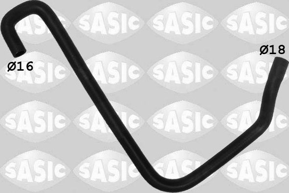 Патрубок радиатора (системы охлаждения) Sasic. Артикул 3404087
