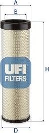 Фильтр воздушный UFI. Артикул 27.B30.00