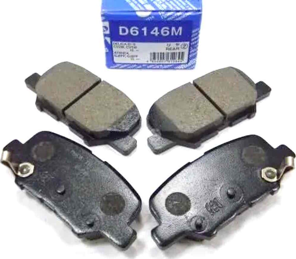 Колодки дисковые задние Mazda 6, Mitsubishi Outlander 2.0/2.4i/2.2D 2012 (MK Kashiyama) MK Kashiyama. Артикул D6146M