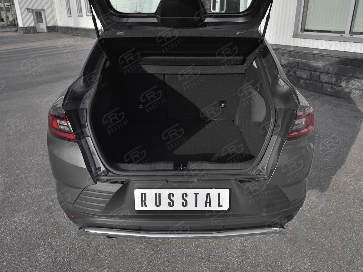 Накладка RusStal на задний бампер зеркальная для Renault Arkana 2019-2026. Артикул RARN-003324