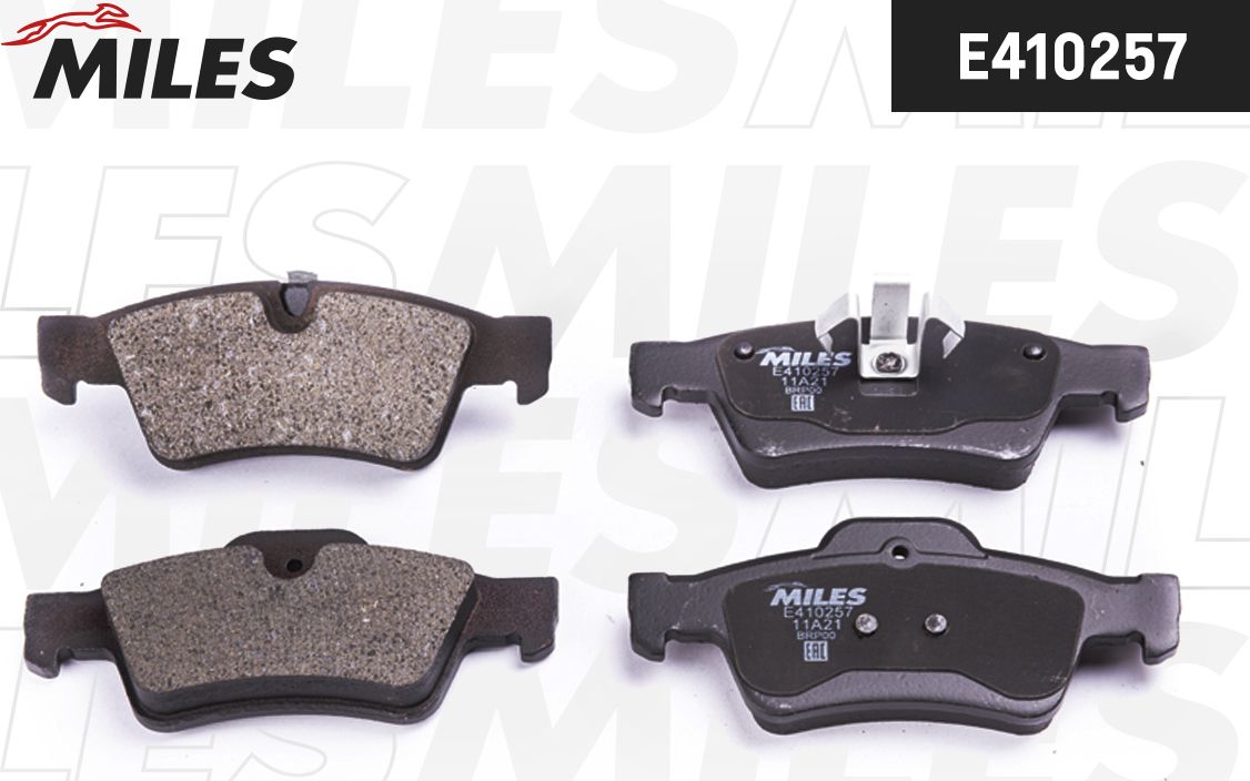 Тормозные колодки Miles (Low-Metallic). Артикул E410257