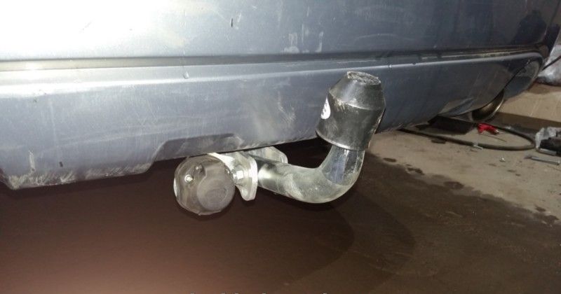 Фаркоп Galia оцинкованный для Subaru Outback III 4WD 2004-2009. Артикул S076A