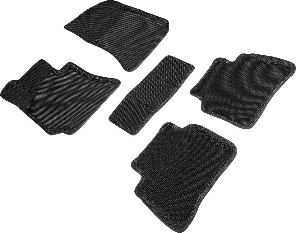 Коврики Seintex 3D EVA Соты для салона Mercedes-Benz E-Класс W212 2009-2012 ЧЕРНЫЕ. Артикул 95452
