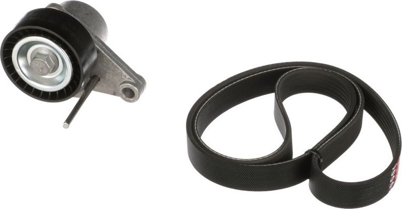 Приводной ремень поликлиновой с роликами (комплект) Gates Micro-V® Kit. Артикул K036PK1053